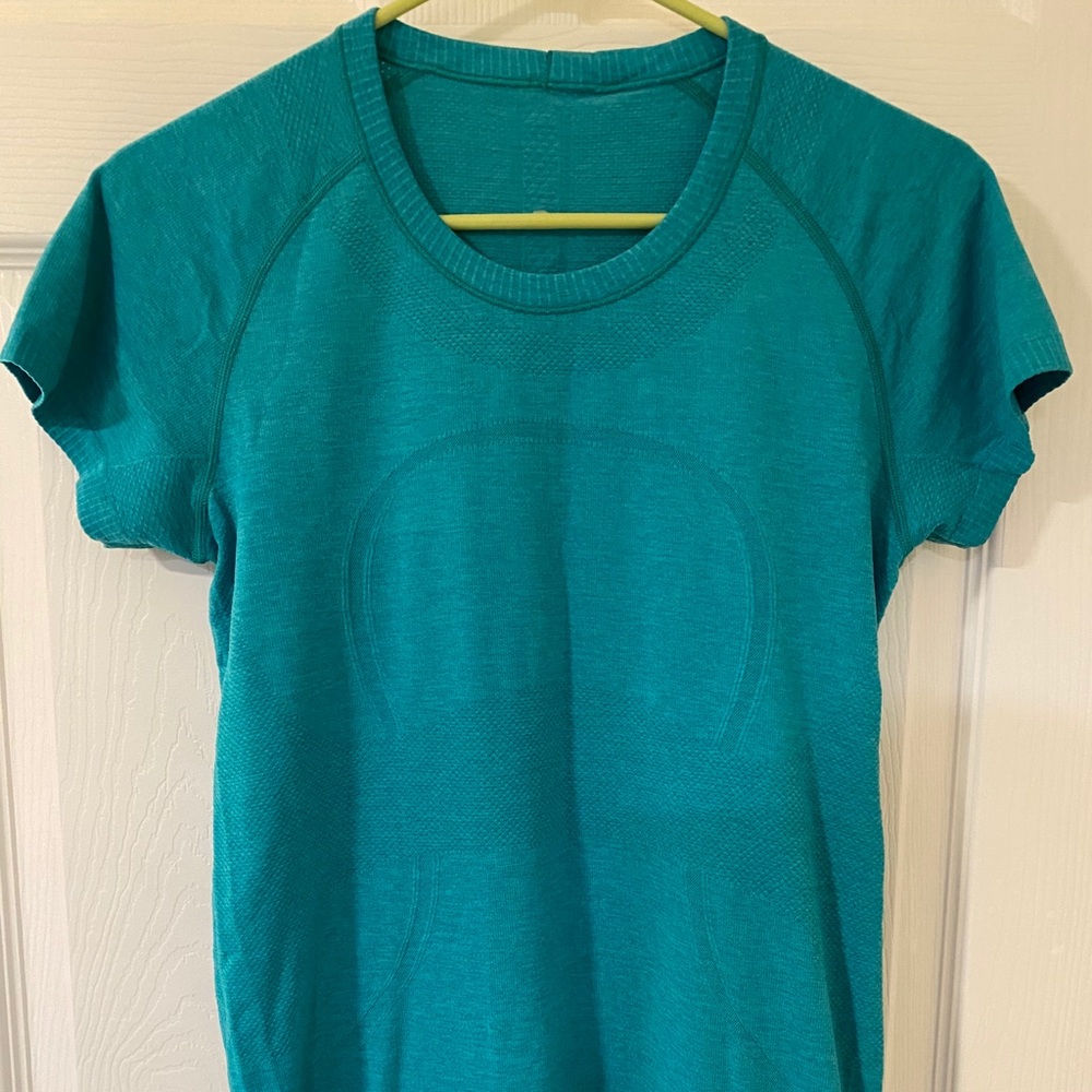 lululemon athletica Short Sleeve Tee in Teal